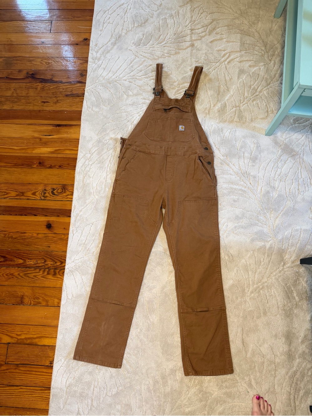 Carhartt Brown Women's Canvas Overalls - Classic Workwear